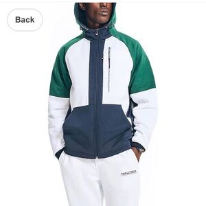 Nautica mens Competition Sustainably Crafted Full-zip Jacket